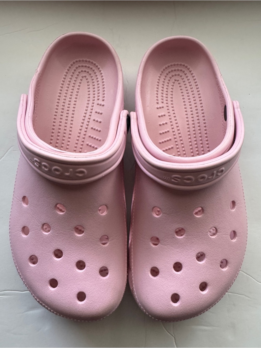 Women’s Crocs Classic Clog Shoes Pink Slip-On Comfort Sandals Size 10